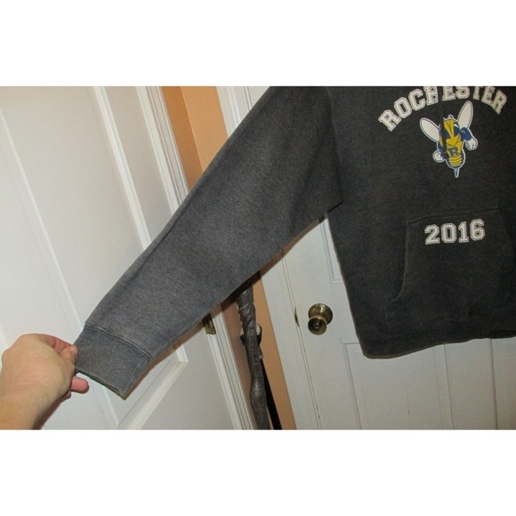 Pennant Unisex University Of Rochester Yellowjackets 2016 Hooded Sweatshirt Sz M - Picture 5 of 9